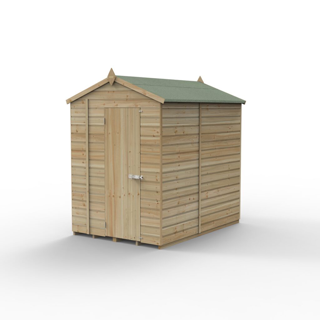 Beckwood 5×7 Apex Shed – No Windows with Installation 5013053201428 2